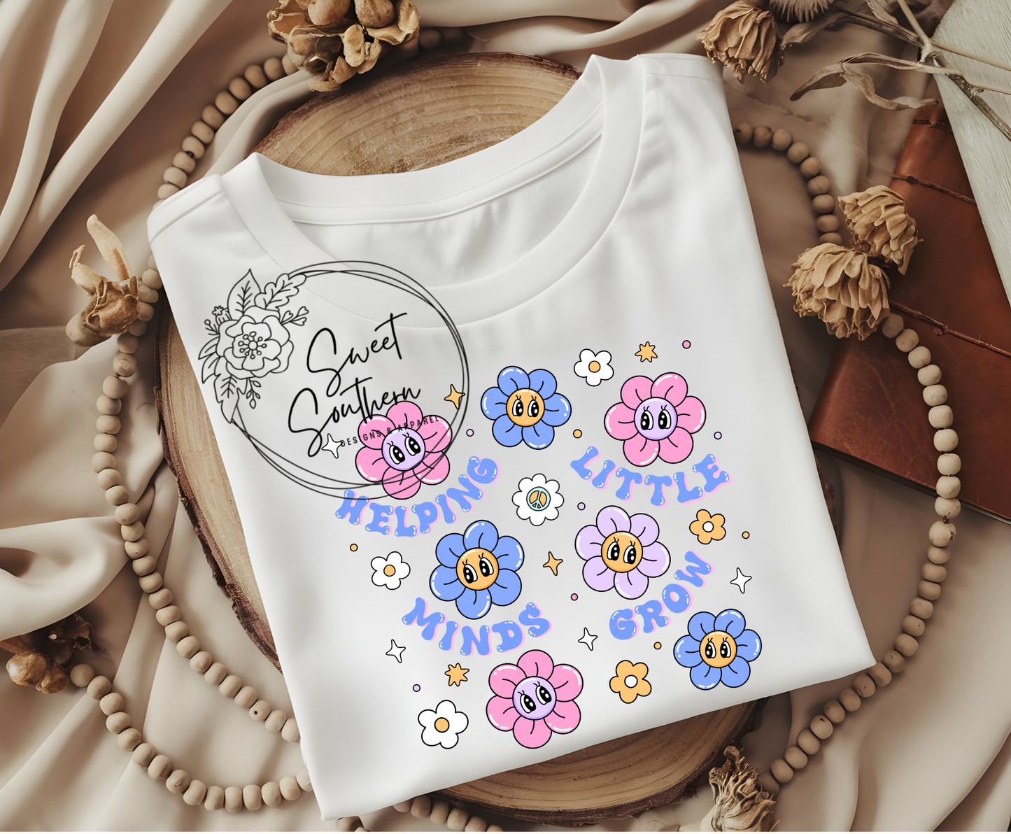 helping little minds grow t-shirt