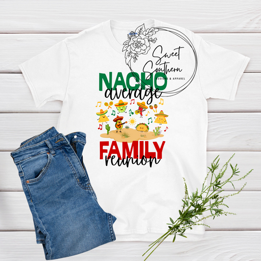nacho average tshirt