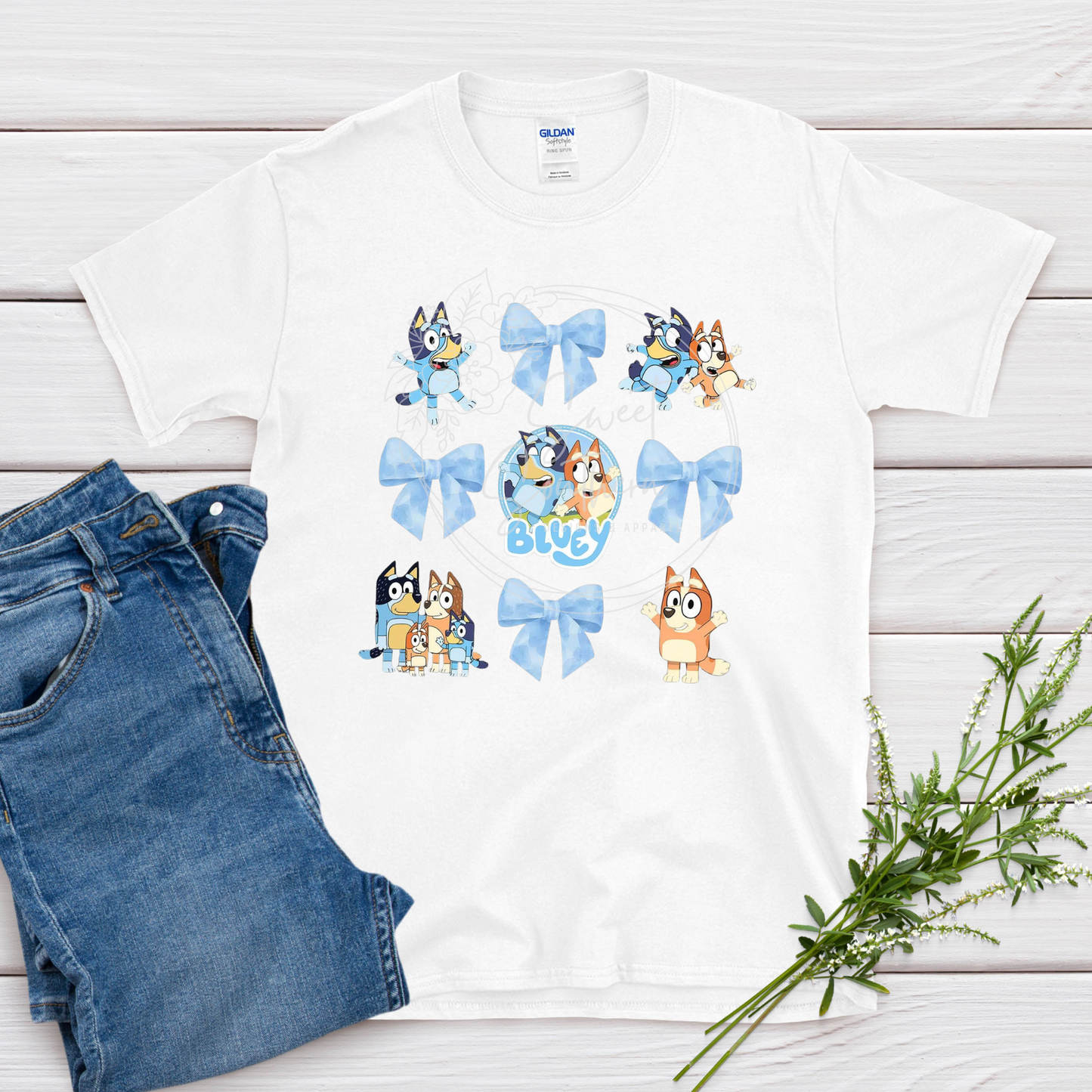 bluey coquette t-shirt