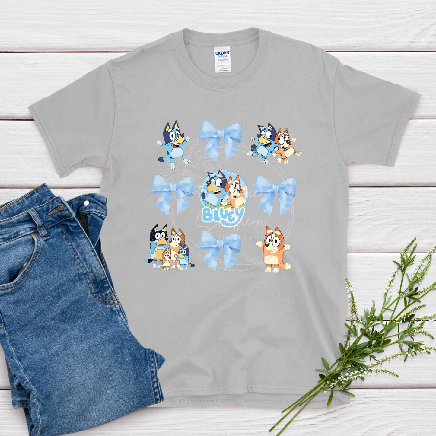 bluey coquette t-shirt