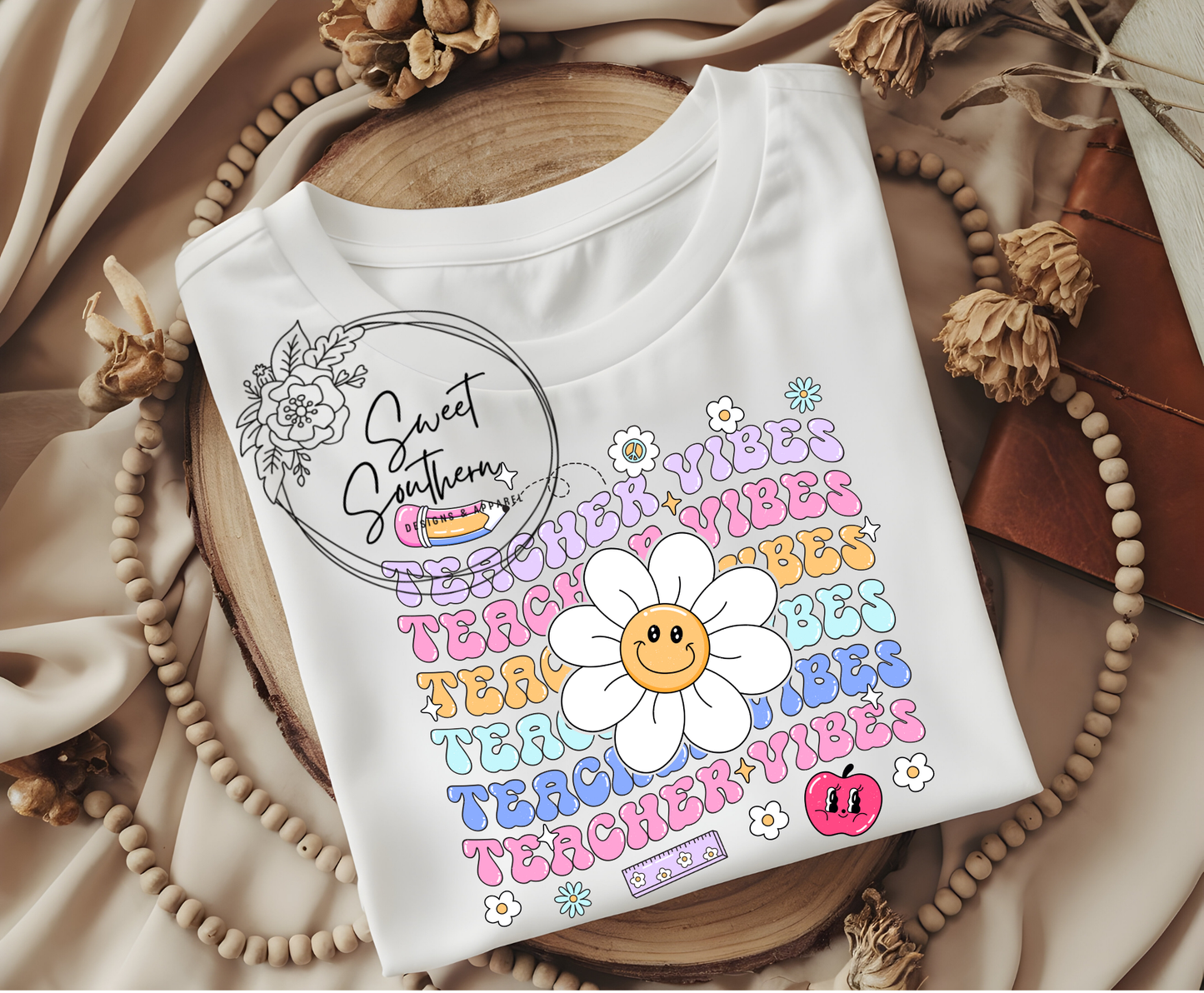 teacher vibes t-shirt