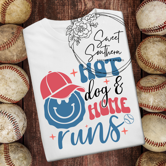 baseball hot dogs & home runs