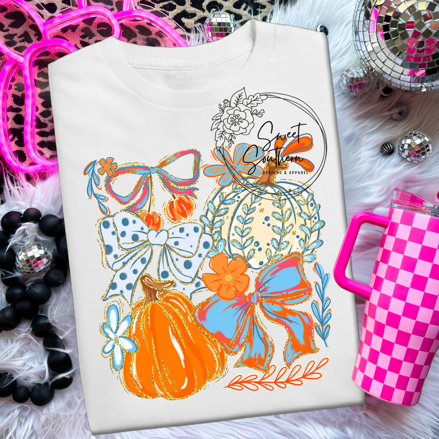 Glitter fall t-shirt