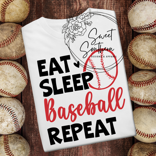 baseball eat sleep repeat