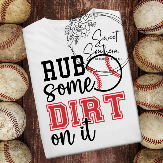 baseball rub some dirt on it