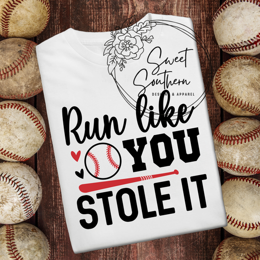 baseball run like you stole it