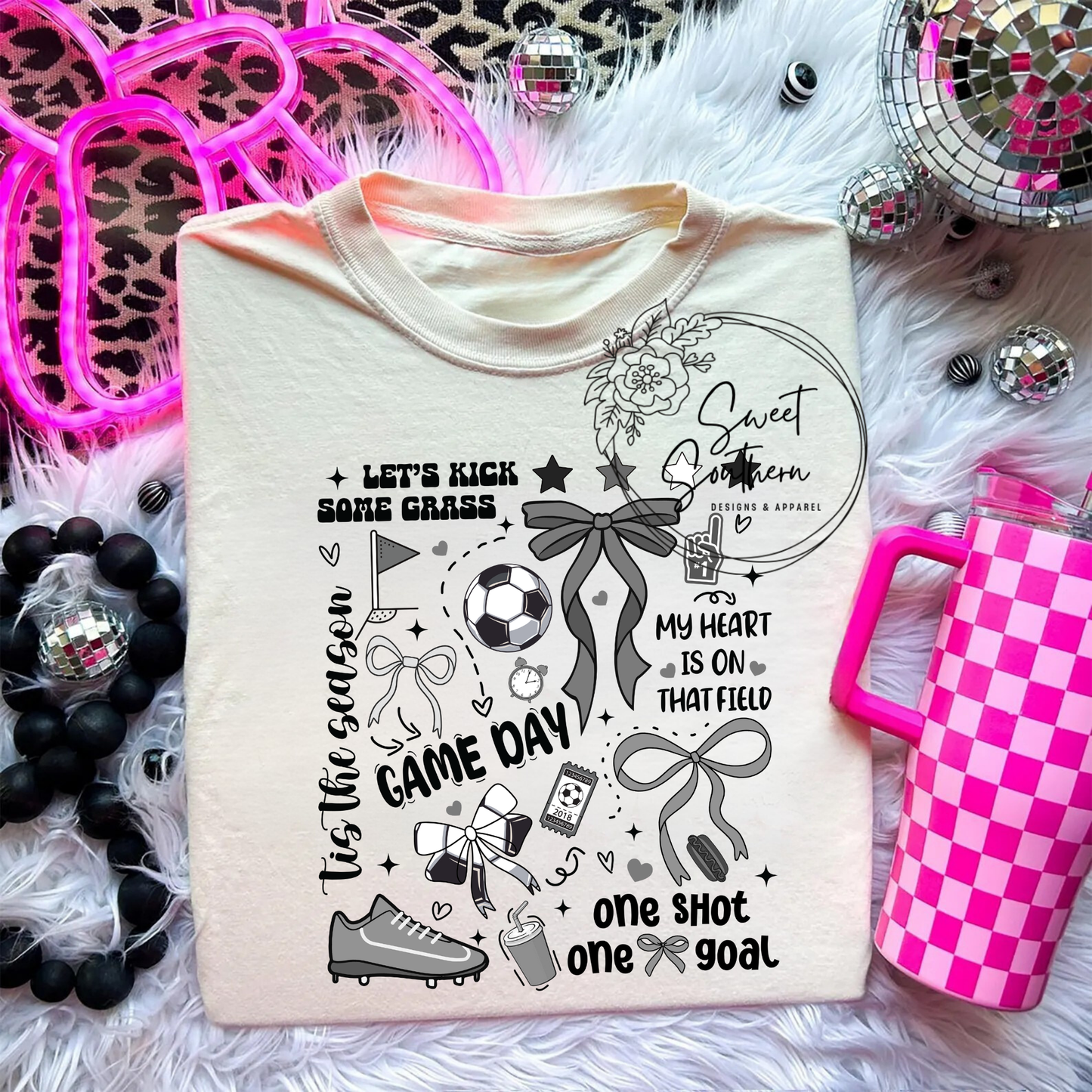 soccer game day t-shirt