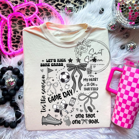 soccer game day t-shirt