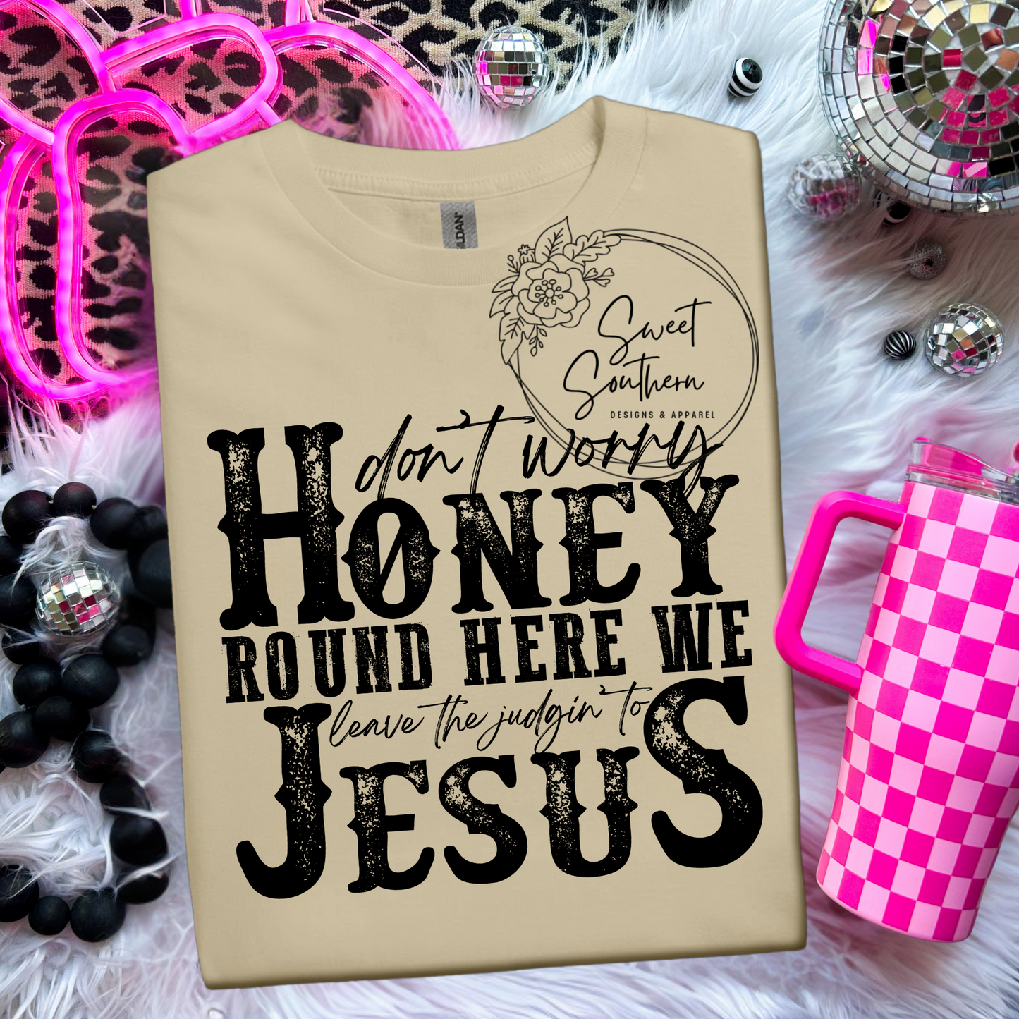 leave the judgin' to jesus tshirt