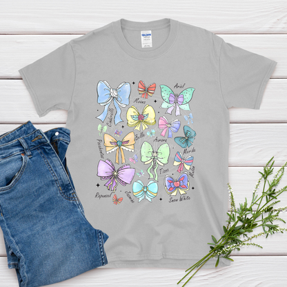princess bows t-shirt