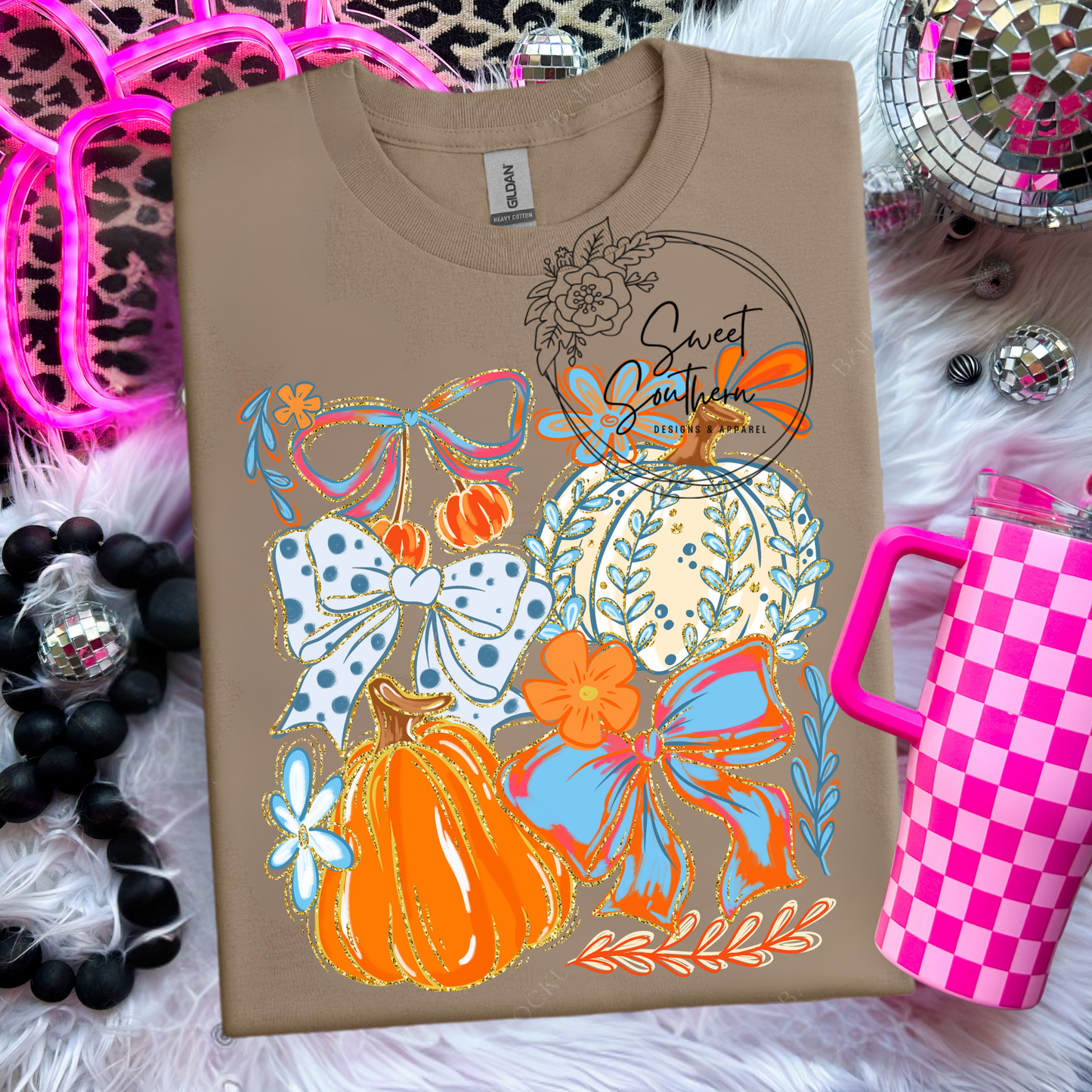 Glitter fall t-shirt