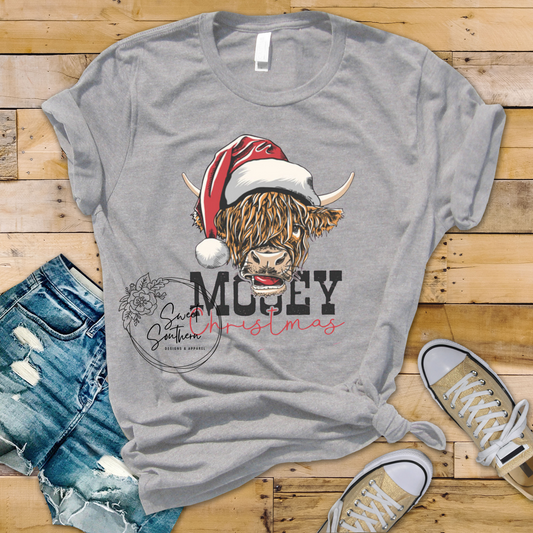 mooey Christmas t-shirt