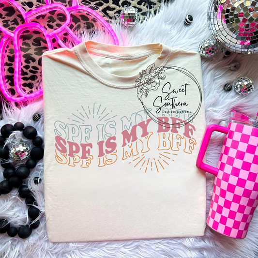 SPF is my BFF t-shirt