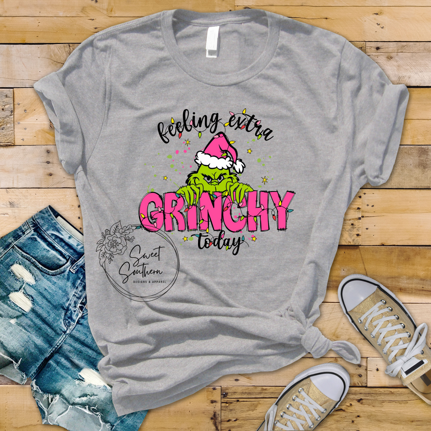 feeling grinchy t-shirt
