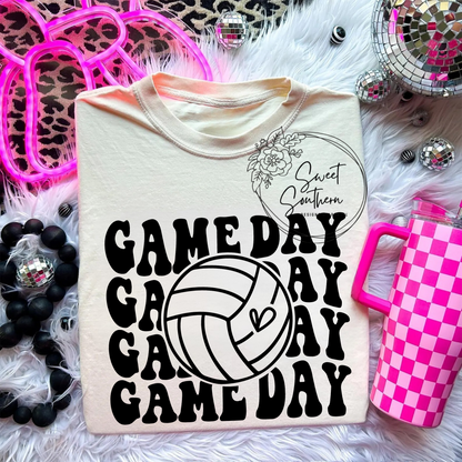 volleyball gameday t-shirt
