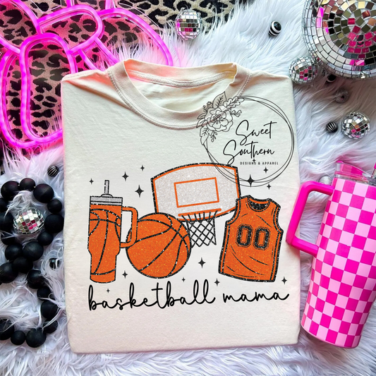 basketball mama t-shirt