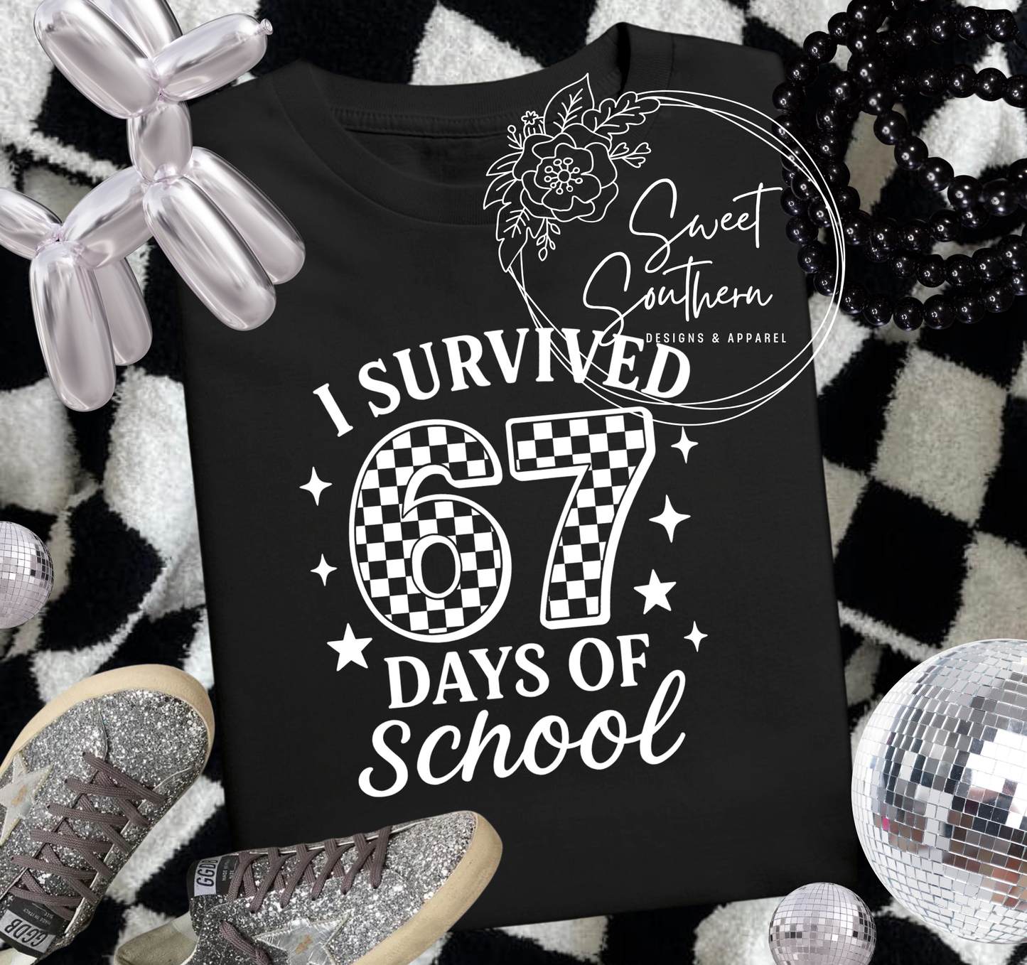 67 days of school tshirt