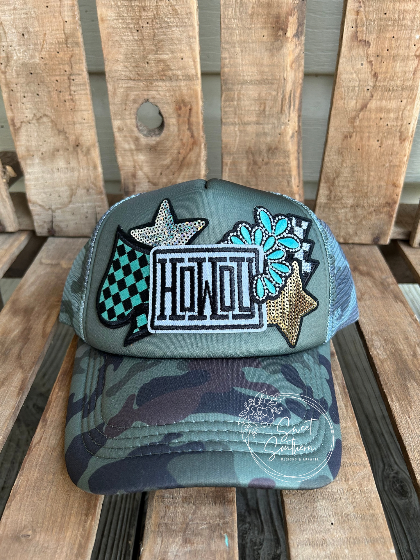 howdy camo hat