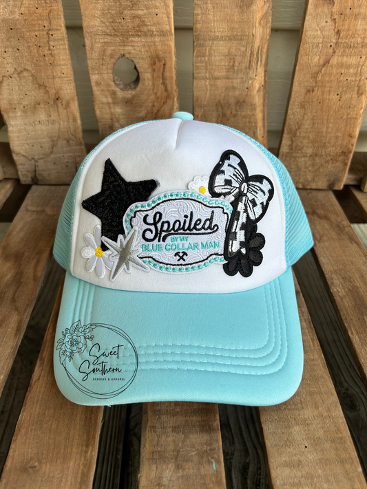 spoiled by my blue collar husband hat