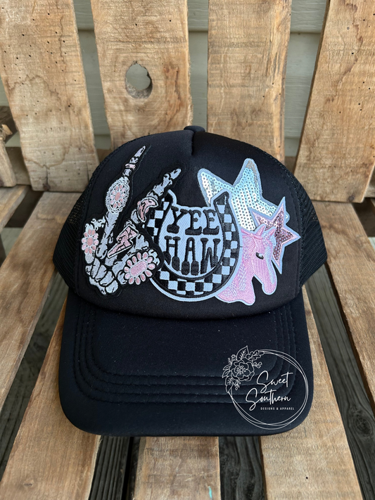 yeehaw pink hat
