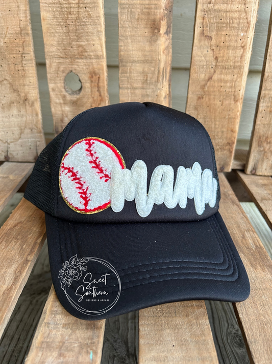 baseball mama hat