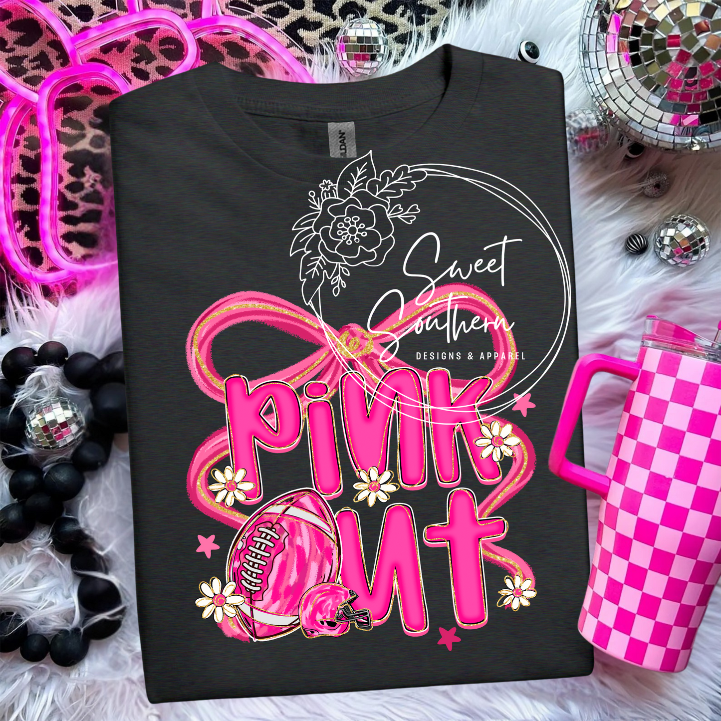 football pink out t-shirt