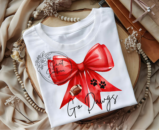 football GA dawgs t-shirt