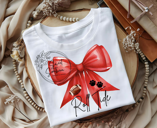 football AL roll tide t-shirt