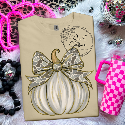 Glitter pumpkin shirt