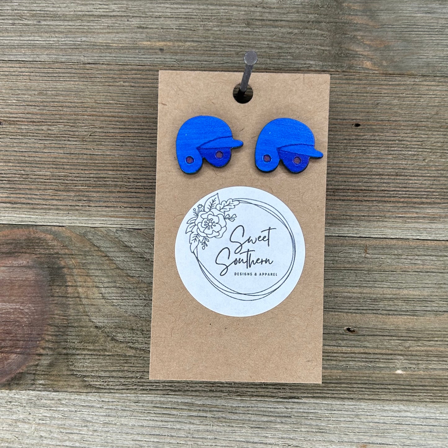 Baseball Stud Earrings