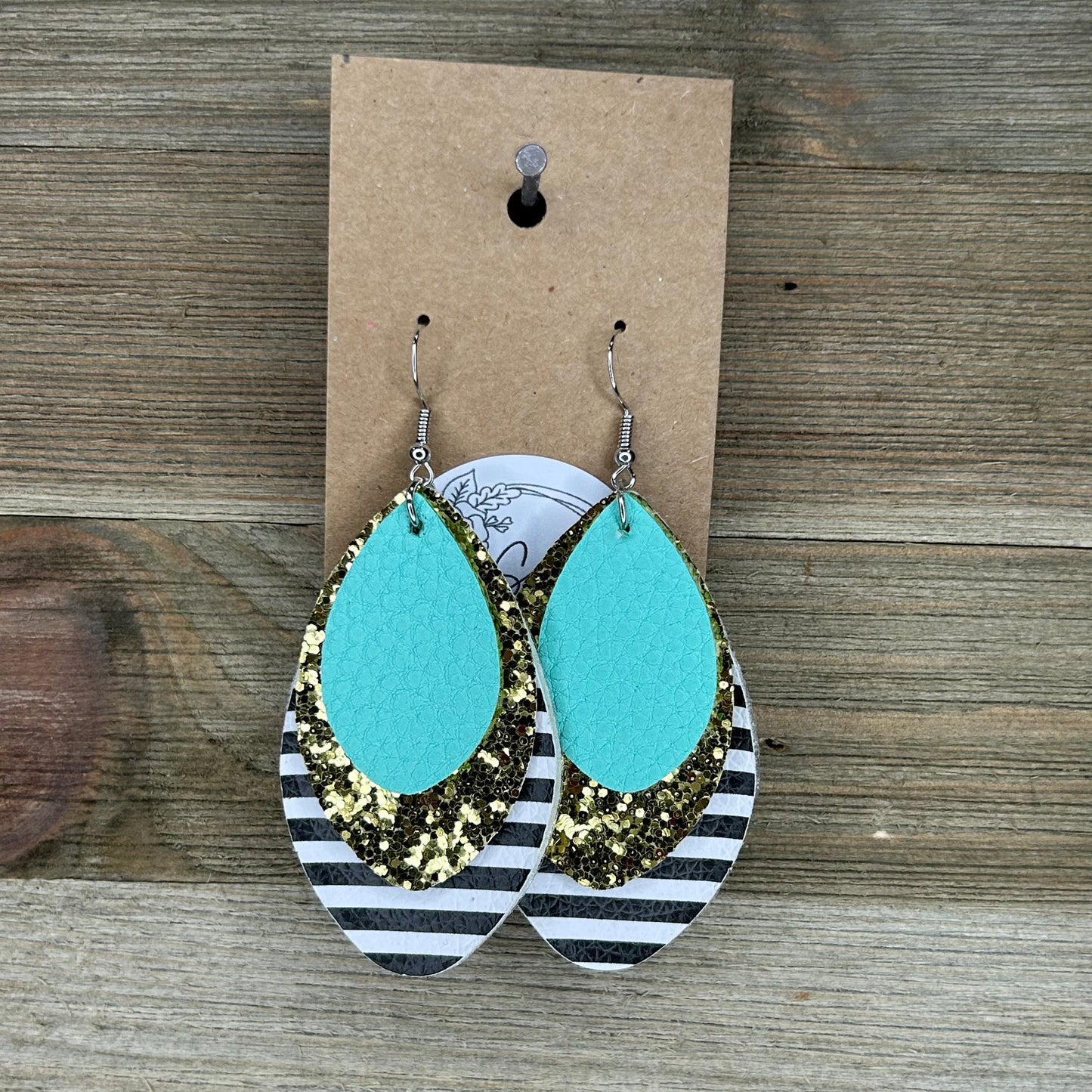 Striped Layered Earrings