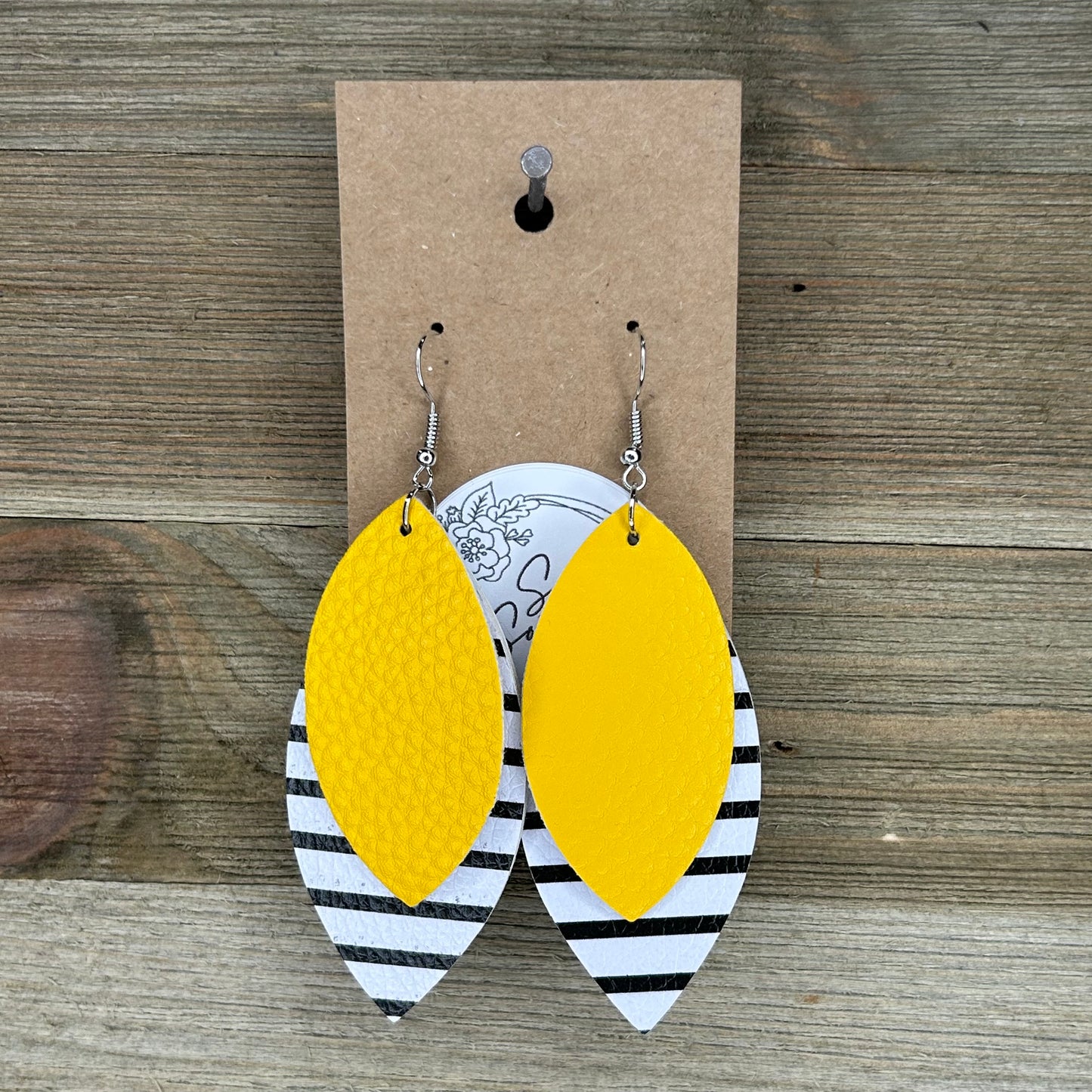 Striped Layered Earrings