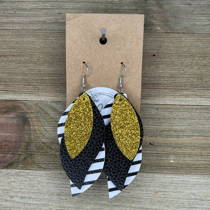 Striped Layered Earrings