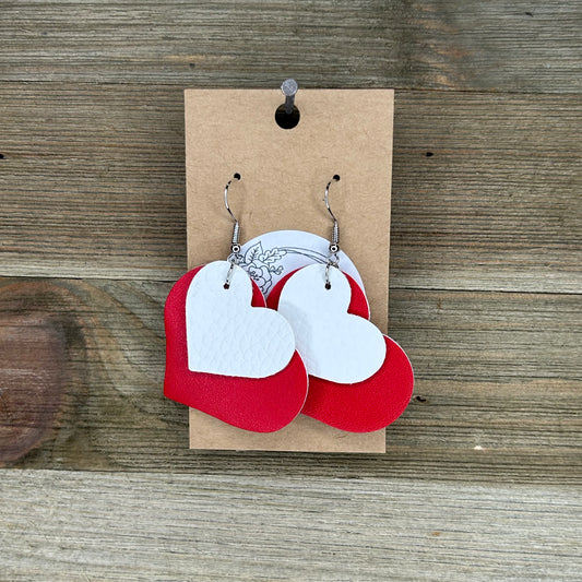 Double Layered Valentines Earrings