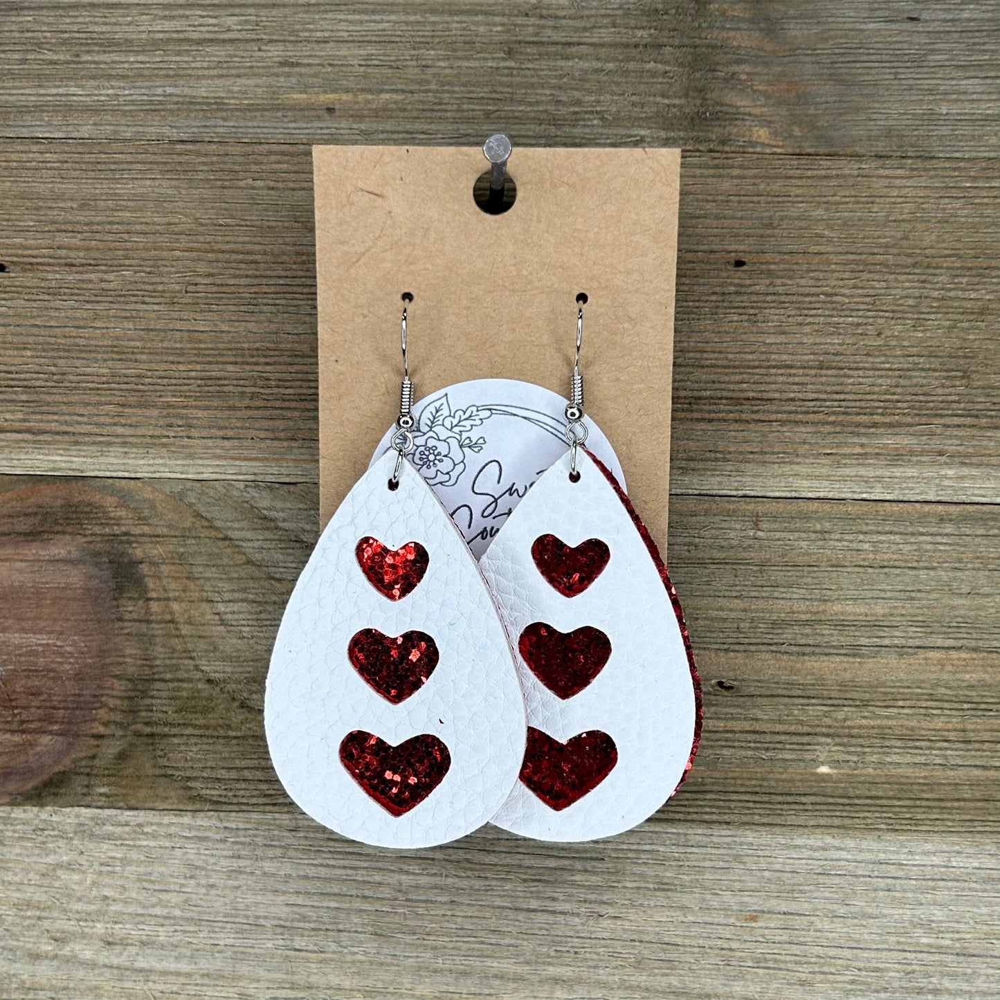 Double Layered Valentines Earrings
