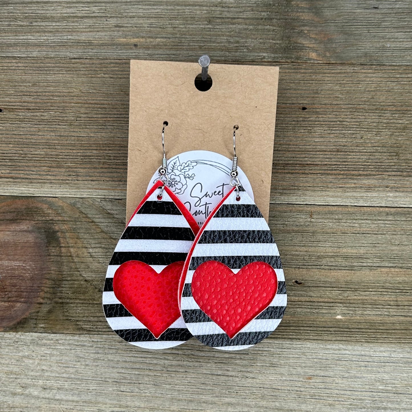 Double Layered Valentines Earrings