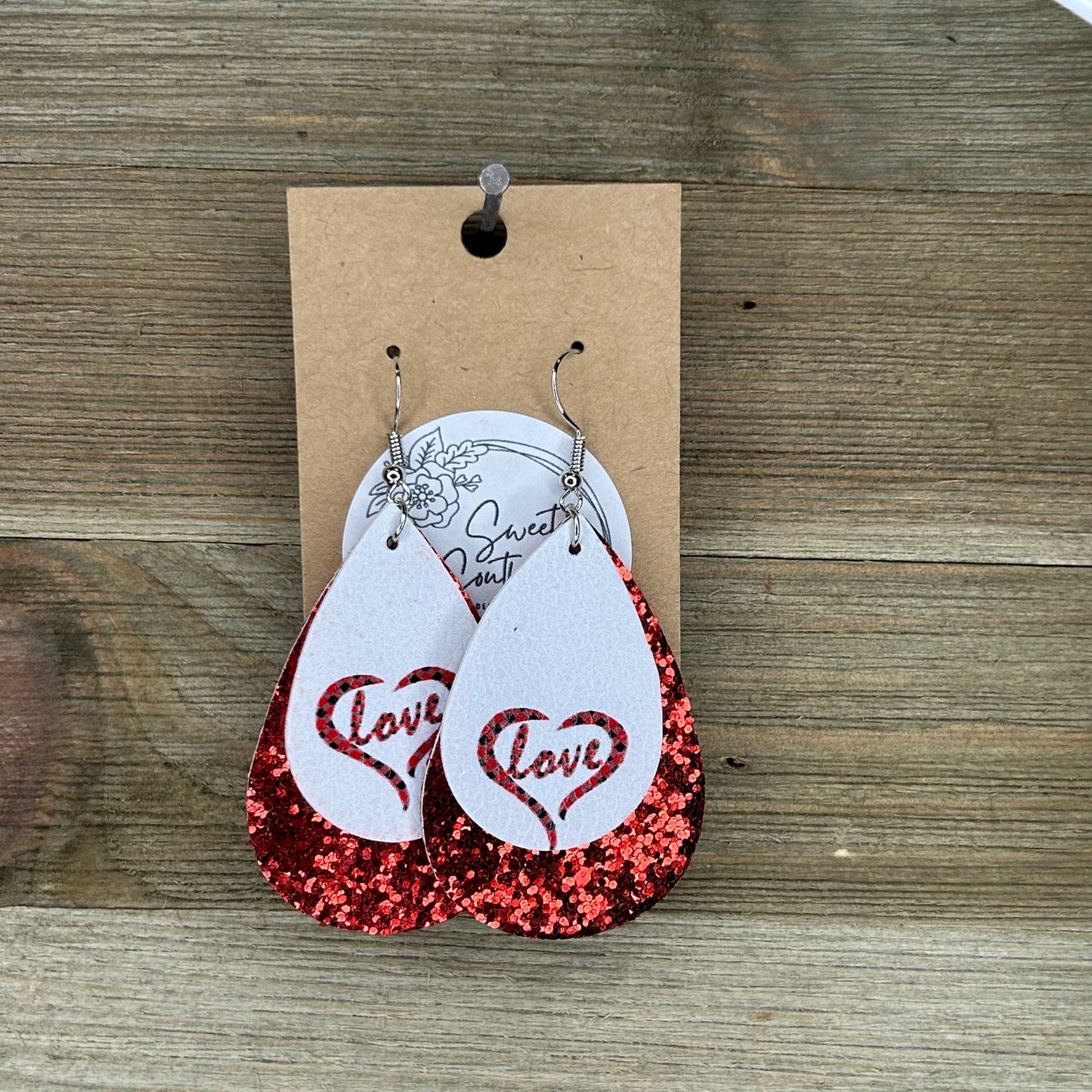 Double Layered Valentines Earrings