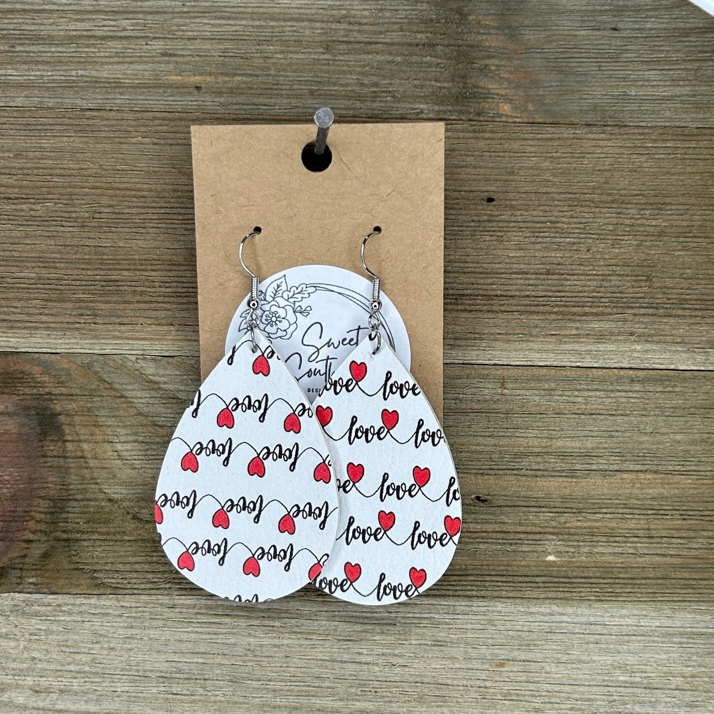 Single Layer Valentines Earrings