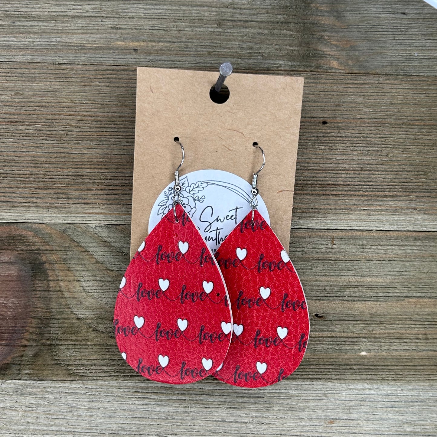 Single Layer Valentines Earrings