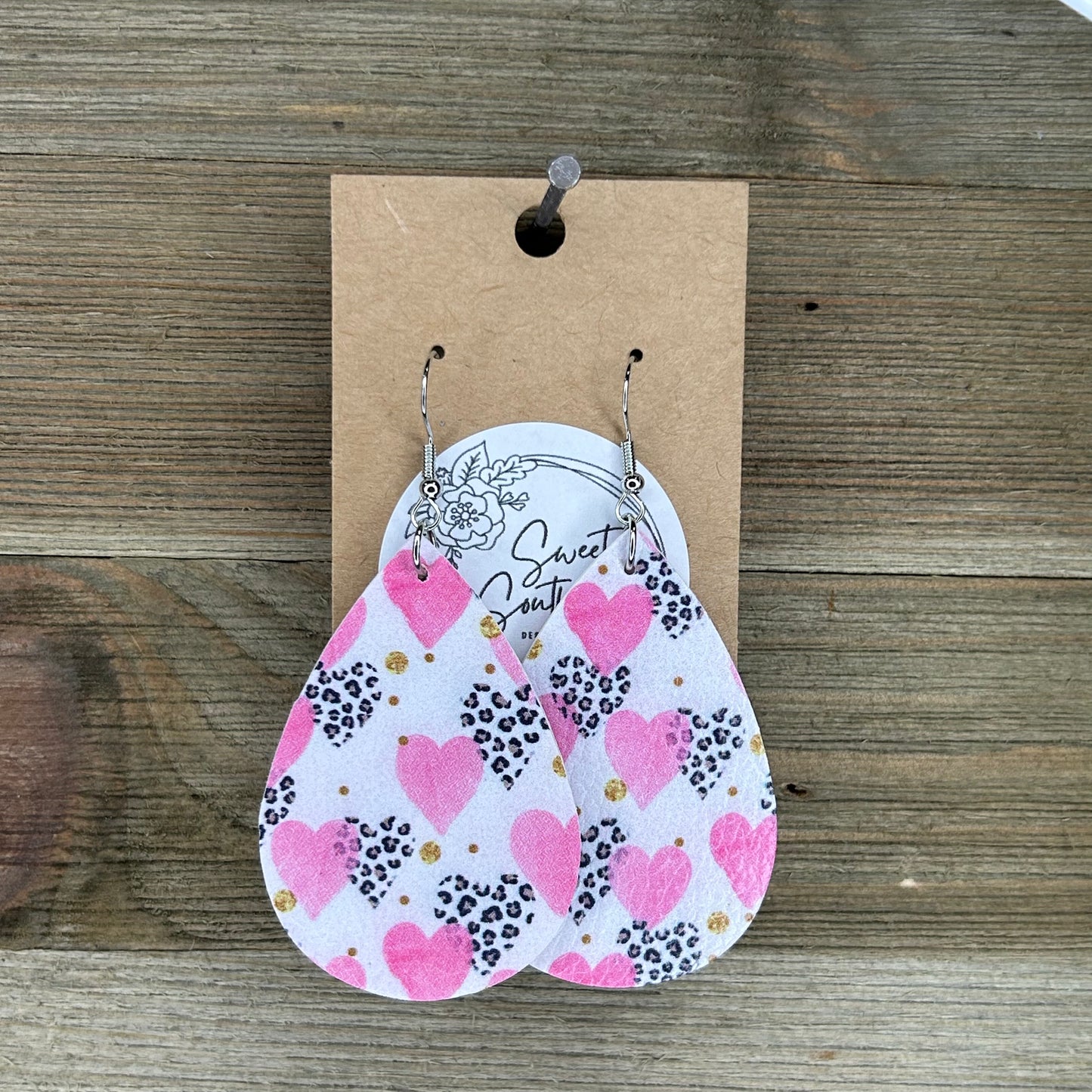 Single Layer Valentines Earrings