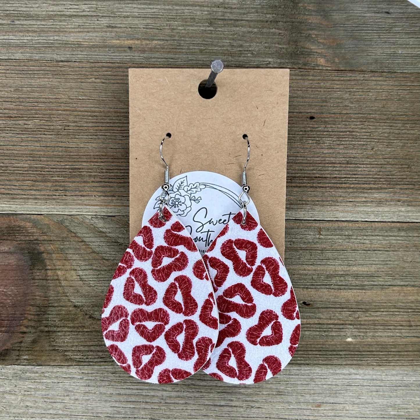 Single Layer Valentines Earrings