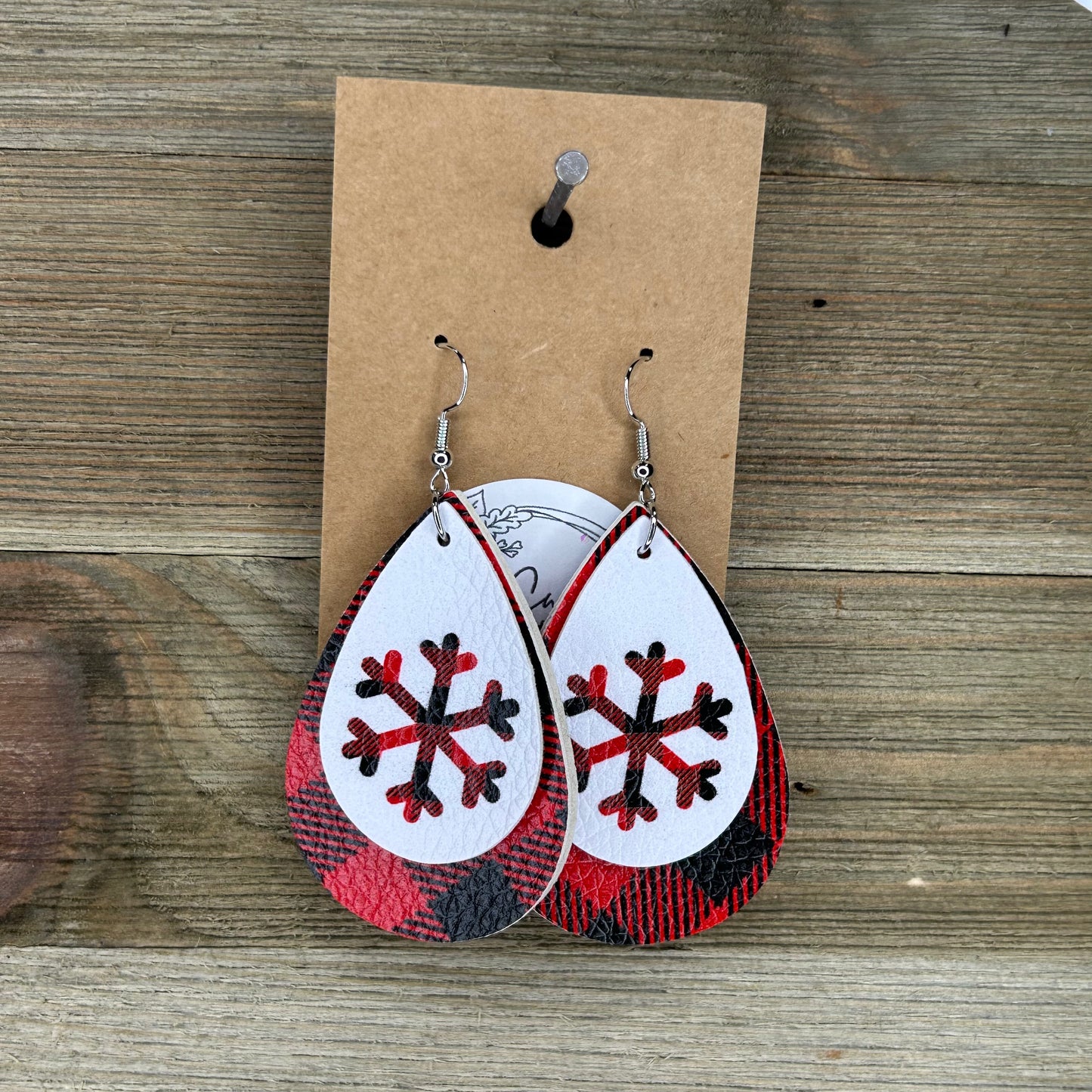 Double Layered Christmas Earrings