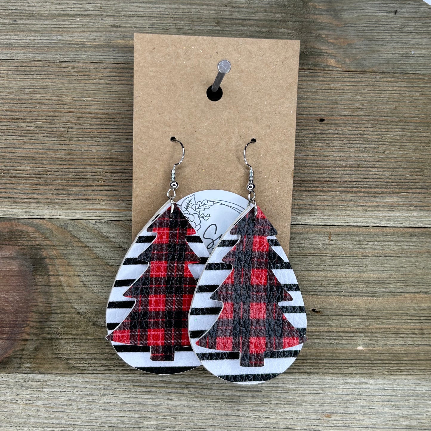 Double Layered Christmas Earrings