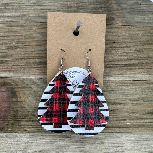 Double Layered Christmas Earrings