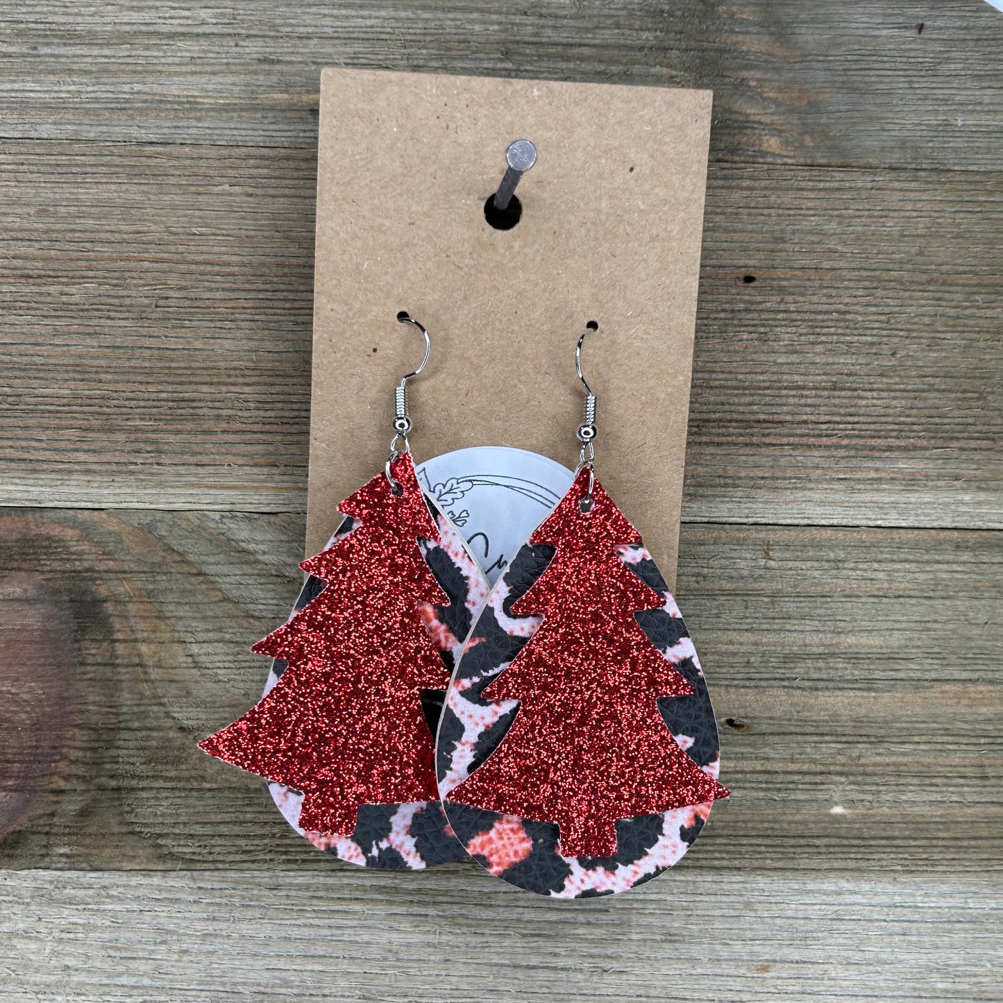 Double Layered Christmas Earrings