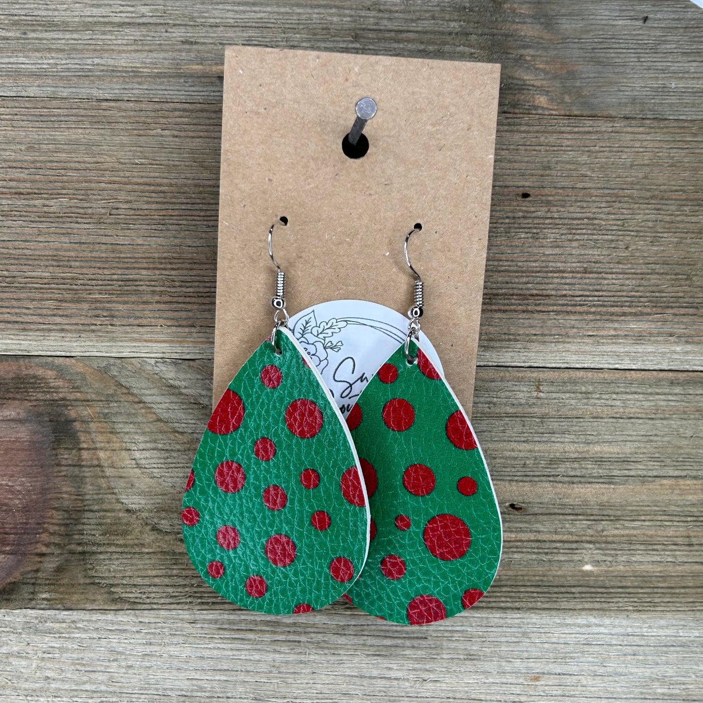 Single Layered Christmas Earrings