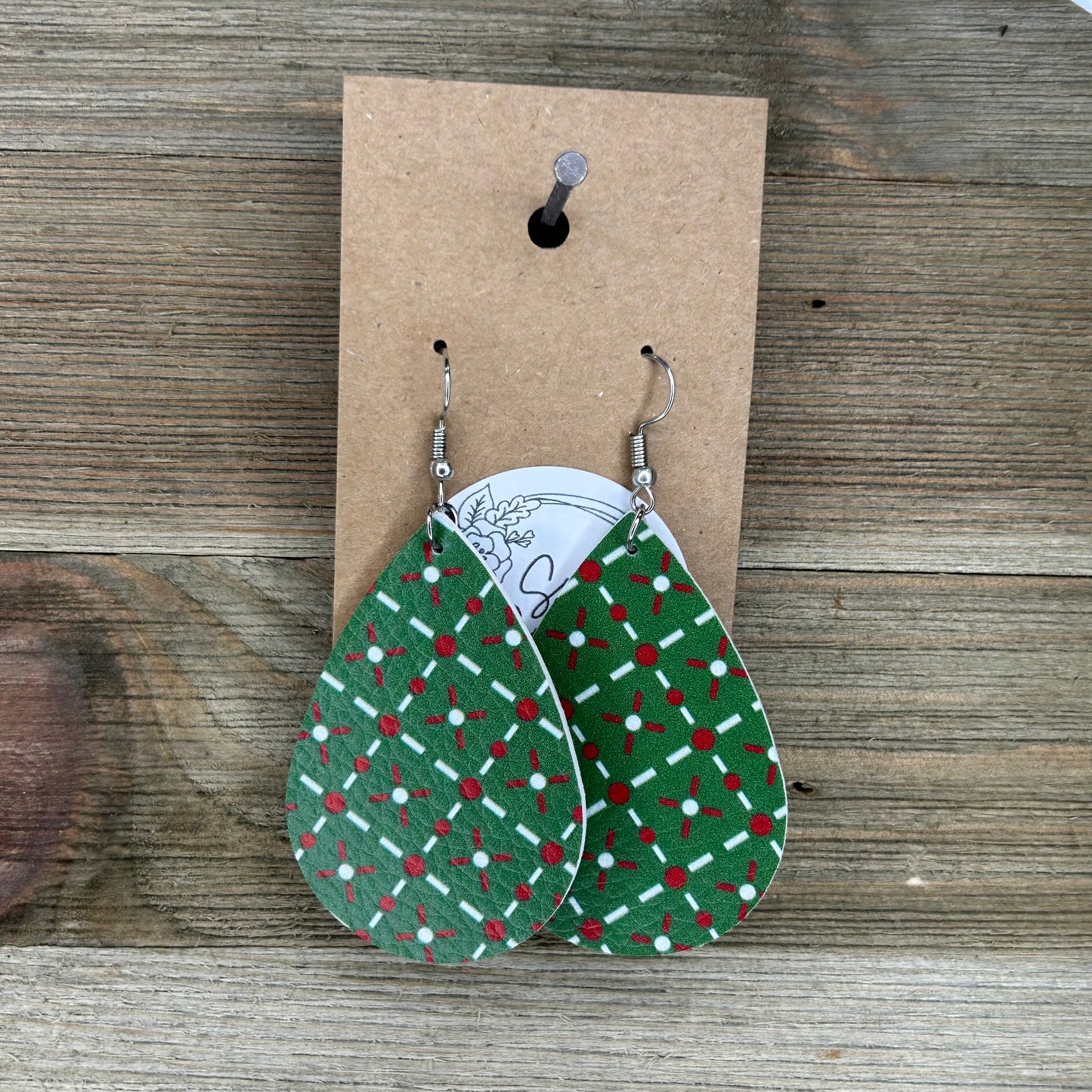 Single Layered Christmas Earrings