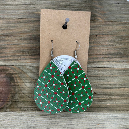Single Layered Christmas Earrings