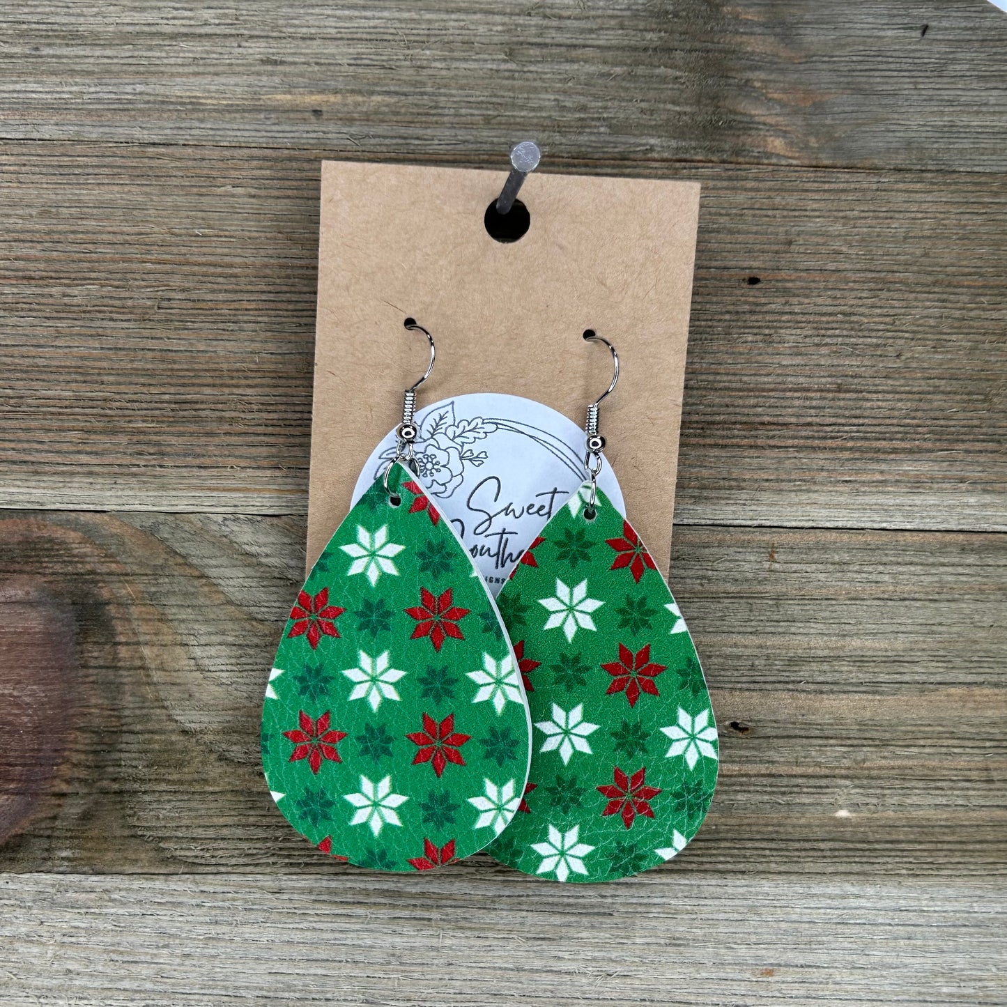Single Layered Christmas Earrings