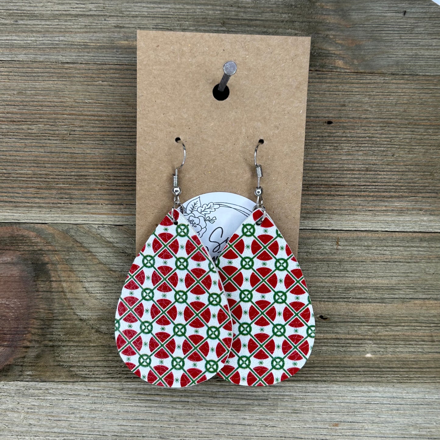 Single Layered Christmas Earrings